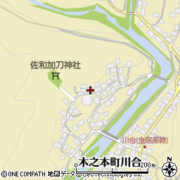 滋賀県長浜市木之本町川合1264周辺の地図