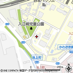 川崎市役所　環境局入江崎クリーンセンター周辺の地図