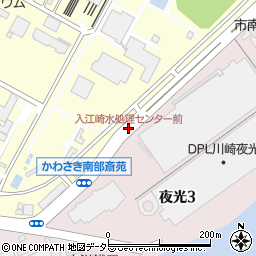 入江崎水処理センター前周辺の地図