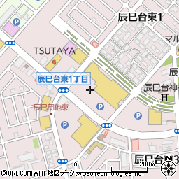 株式会社綱島園　辰巳台店周辺の地図