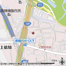 神奈川県厚木市上依知551-6周辺の地図