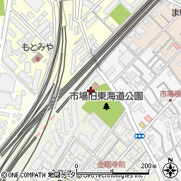 横浜市鶴見市場地域ケアプラザ 認知症対応型通所介護事業所周辺の地図