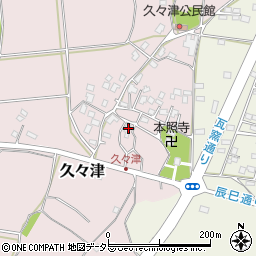 千葉県市原市久々津519-1周辺の地図
