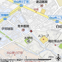 Aコープ飯田店周辺の地図