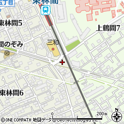 神奈川県相模原市南区東林間5丁目7周辺の地図