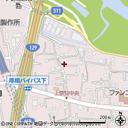神奈川県厚木市上依知227-2周辺の地図