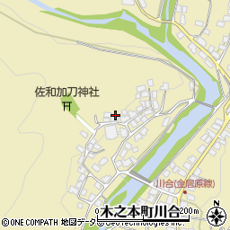 滋賀県長浜市木之本町川合1258周辺の地図