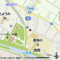 千葉県山武郡九十九里町不動堂195-6周辺の地図