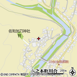 滋賀県長浜市木之本町川合1252周辺の地図