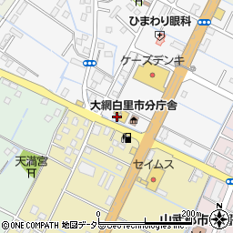 千葉県大網白里市仏島70周辺の地図