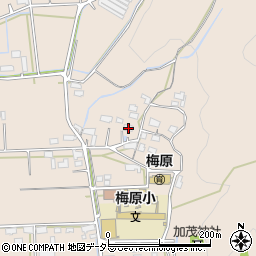 岐阜県山県市梅原1519周辺の地図