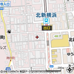 新横浜　名倉堂整骨院周辺の地図