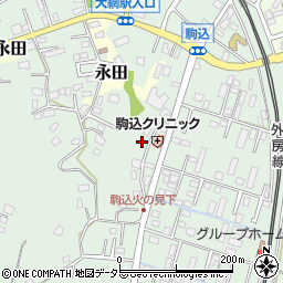 千葉県大網白里市駒込547周辺の地図