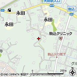 千葉県大網白里市駒込701周辺の地図