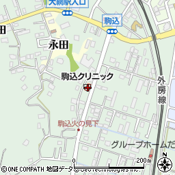千葉県大網白里市駒込1659周辺の地図
