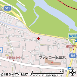 神奈川県厚木市上依知207-1周辺の地図