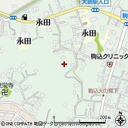 千葉県大網白里市駒込704-2周辺の地図