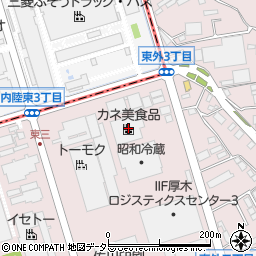 カネ美食品横浜工場周辺の地図