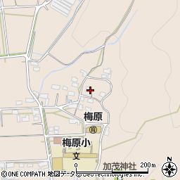 岐阜県山県市梅原1553周辺の地図