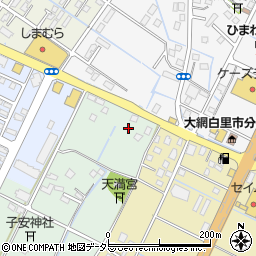 千葉県大網白里市駒込161-2周辺の地図