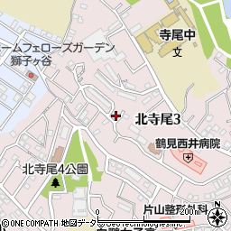 北寺尾第五公園周辺の地図