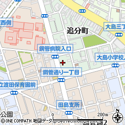 川崎インターナショナルスクール周辺の地図