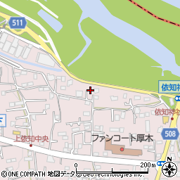 神奈川県厚木市上依知207周辺の地図