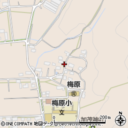 岐阜県山県市梅原1518周辺の地図