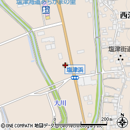 ローソン西浅井塩津浜店周辺の地図