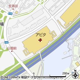 横浜銀行アピタ長津田店 ＡＴＭ周辺の地図