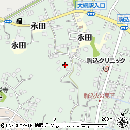 千葉県大網白里市駒込702周辺の地図