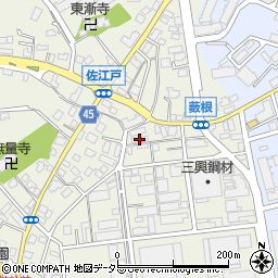 第一志田荘周辺の地図