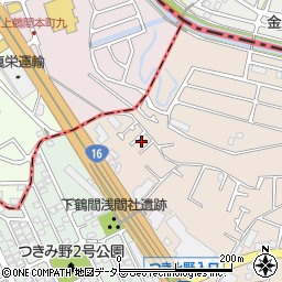 神奈川県大和市下鶴間15-11周辺の地図
