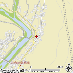 滋賀県長浜市木之本町川合410周辺の地図