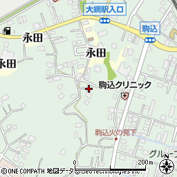 千葉県大網白里市駒込712周辺の地図