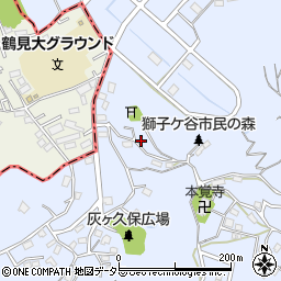 神奈川県横浜市鶴見区獅子ケ谷3丁目16-19周辺の地図