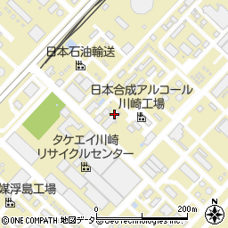 日本アルコール物流株式会社　川崎出張所周辺の地図