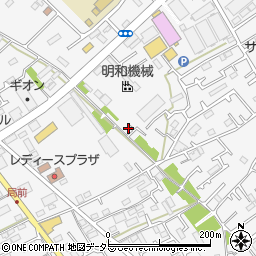 神奈川県愛甲郡愛川町中津1128周辺の地図