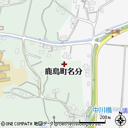 島根県松江市鹿島町名分周辺の地図