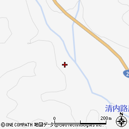 清内路川周辺の地図