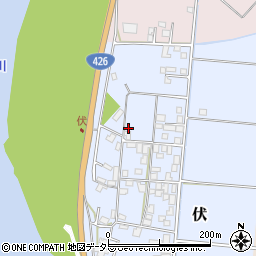 兵庫県豊岡市伏199周辺の地図