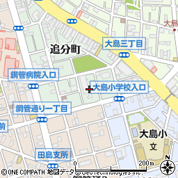 神奈川県川崎市川崎区追分町14周辺の地図