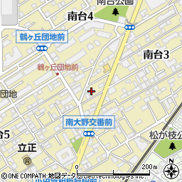 鶴ヶ丘自治会館周辺の地図