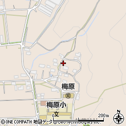 岐阜県山県市梅原1554周辺の地図