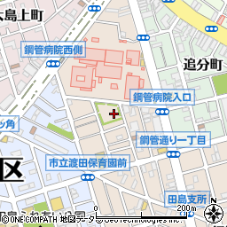 東渡田第2公園周辺の地図