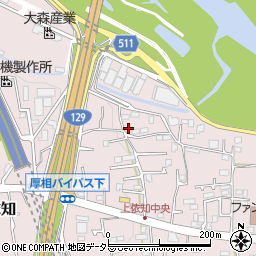 神奈川県厚木市上依知224-5周辺の地図