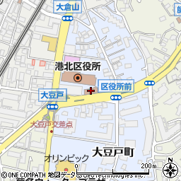 横浜市消防局港北消防署周辺の地図