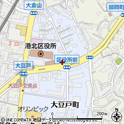 ジャパンケア横浜大倉山 訪問介護周辺の地図