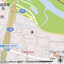 神奈川県厚木市上依知219周辺の地図