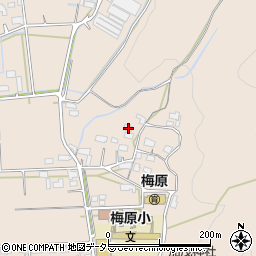 岐阜県山県市梅原1517-2周辺の地図